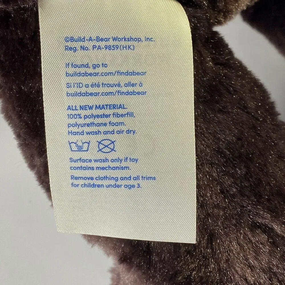 Build A Bear Sweet Scent Teddy Plush Stuffed Animal 16” 2016 Chocolate Brown BAB
